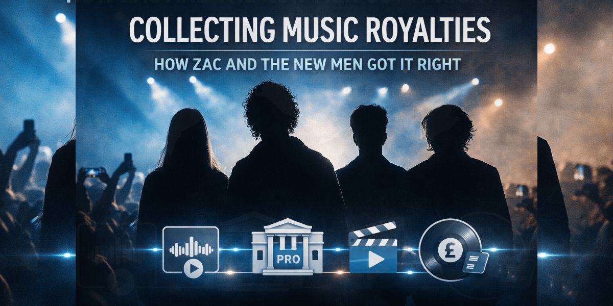 How Zac and The New Men Started Collecting Music Royalties
